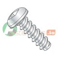 Newport Fasteners Self-Drilling Screw, #6 x 3/8 in, Zinc Plated Steel Pan Head Square Drive, 10000 PK 613565